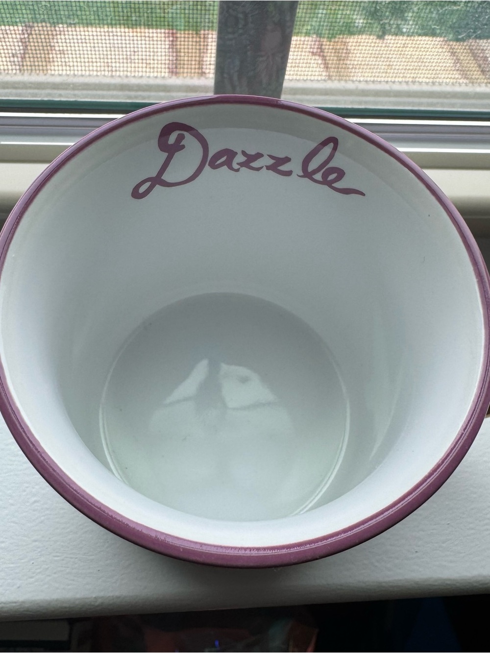 Lilly Pulitzer “Dazzle” 12oz Ceramic Mug, Floral Pattern Gold Handle, Multicolor - Picture 5 of 6